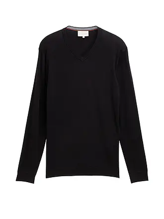 TOM TAILOR | Pullover | schwarz